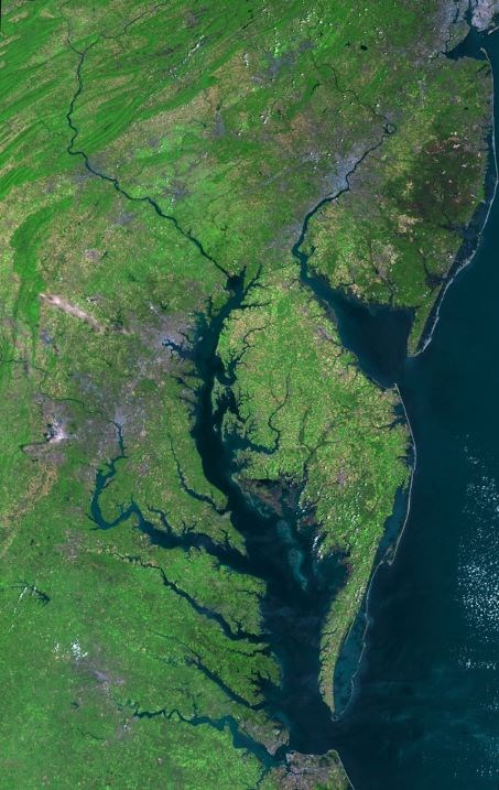 NASA Chesapeake Bay aerial photograph