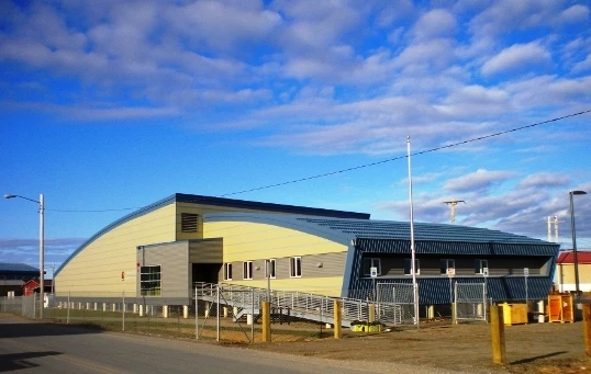 Northwest Arctic Heritage Center Northwest Arctic Heritage Center on a blue sky day in fall time