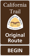 CALI_Original Route Begin sign CALI_Original Route Begin sign