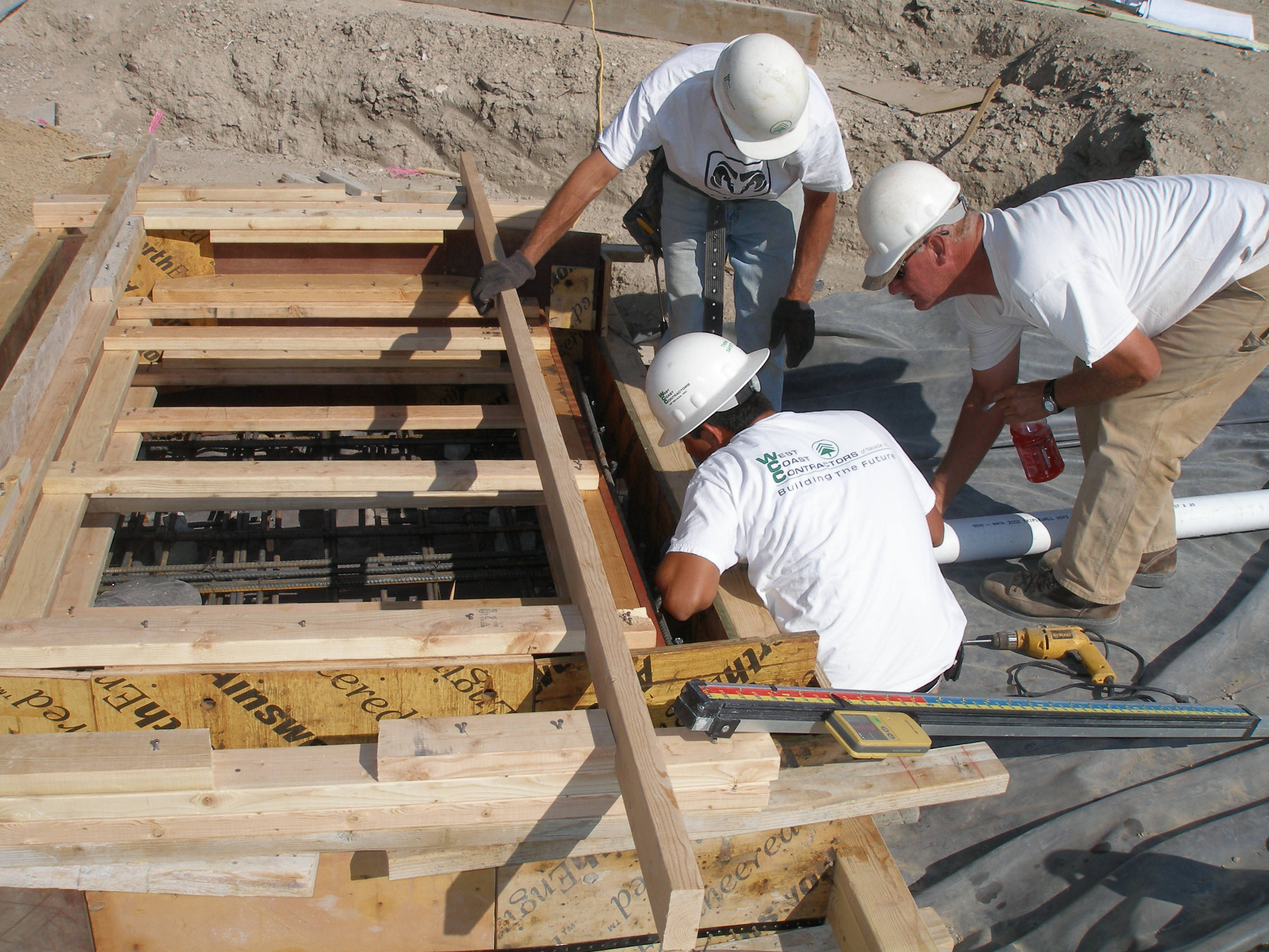 California Trail Interpretive Center construction progress.