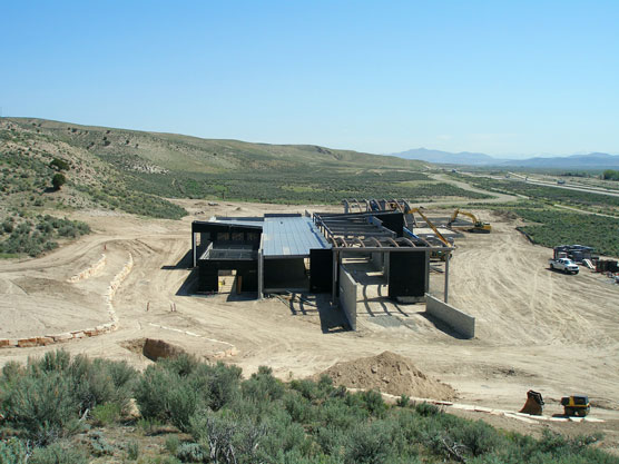 Construction Progress on California NHT Interpretive Center