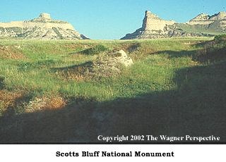 Mitchell Pass at Scotts Bluff National Monument.