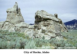 Photo image of City of Rocks National Historic Site in Idaho. Photo image of City of Rocks National Historic Site in Idaho.