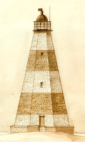 1812 Lighthouse sketch