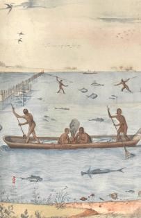 The manner of their fishing by John White