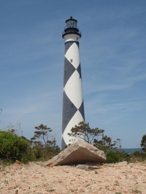 1812 lighthouse ruins and 1859 lighthouse