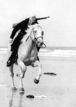 coast guardsman on horse