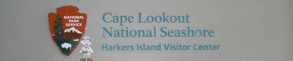 A Flat Ranger at the Harkers Island Visitor Center.