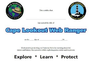 Web Ranger completion certificate.