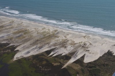 Overwash from Hurricane Irene (2011)