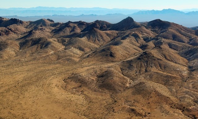 View of Castle Mountains looking Northeast