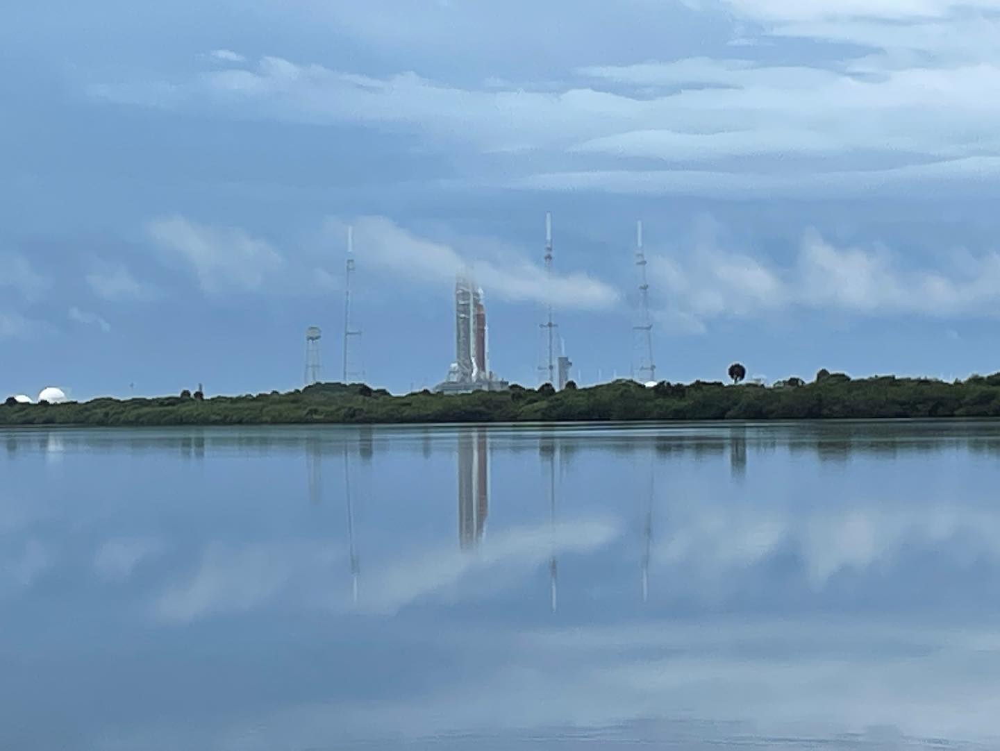 Artemis 1 on the launch pad