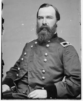 Brigadier General Alvan C. Gillem in US Army uniform during the Civil War.