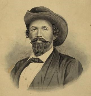 Civil War sketch of General John Hunt Morgan.
