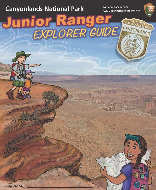 Cover art for Canyonlands Jr. Ranger Program Booklet