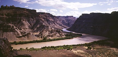 photo: At Spanish Bottom, scientists discovered 260 feet of sediment below the water's surface. photo: At Spanish Bottom, scientists discovered 260 feet of sediment below the water's surface.