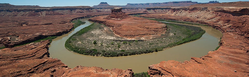 an oxbow in the Green River