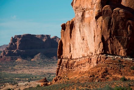 Entrada sandstone in Arches National Park