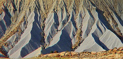 photo: Slopes of mancos shale