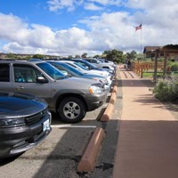 A full parking lot