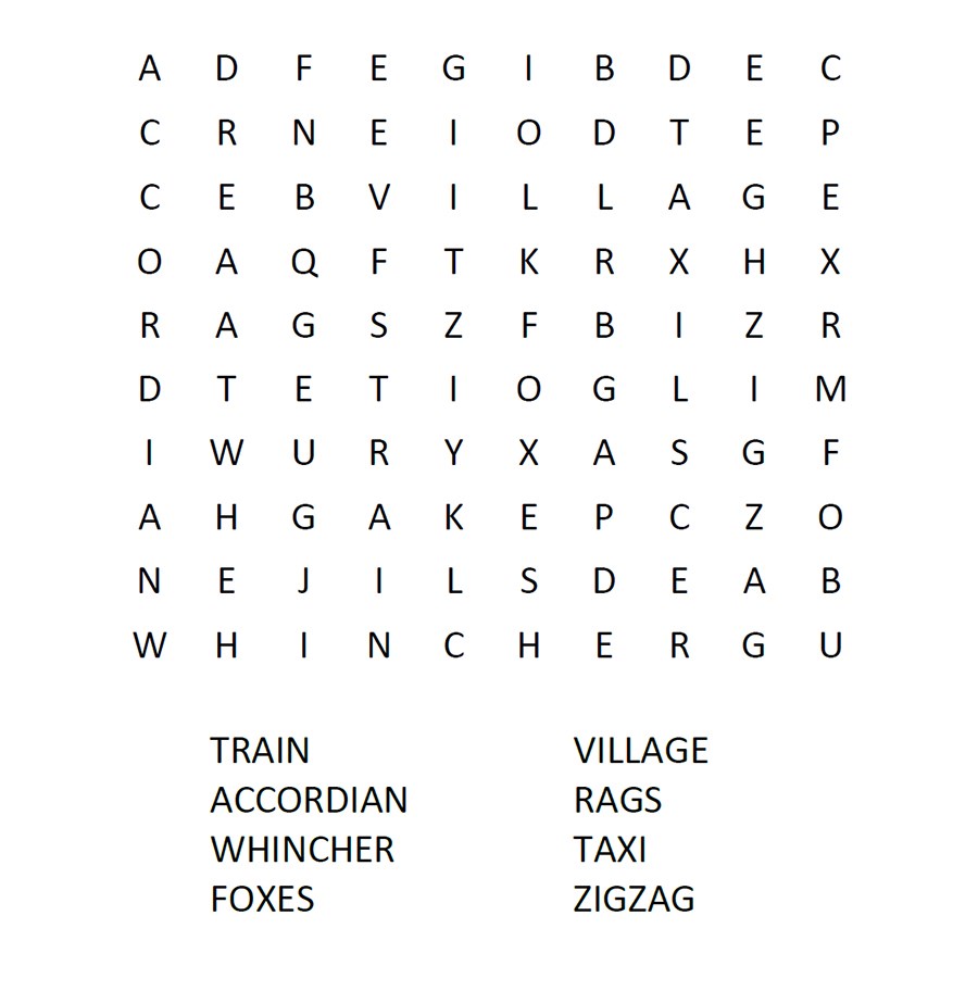 Rootabaga word search Rootabaga word search