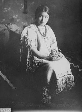 Black and white photograph of Lenna Geronimo.