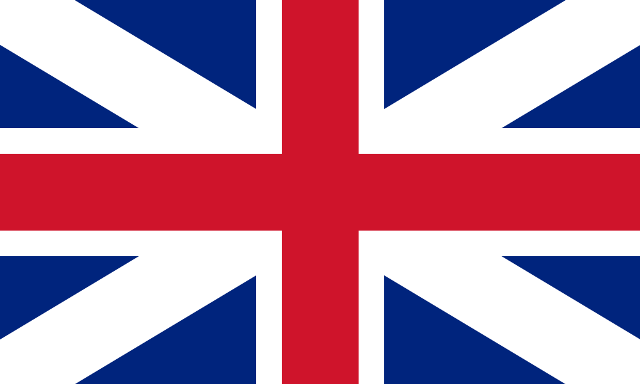 The British flag of the 1700s