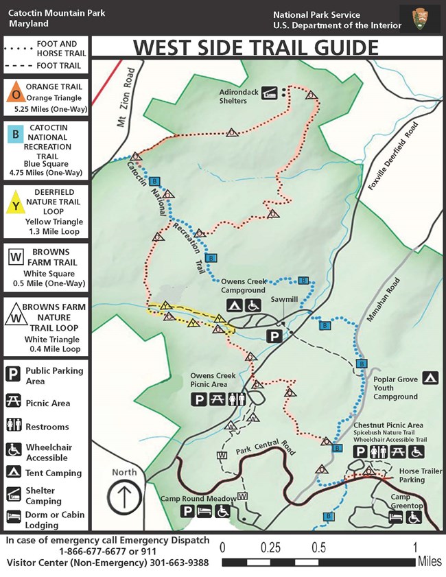 Map of West Side Trail System