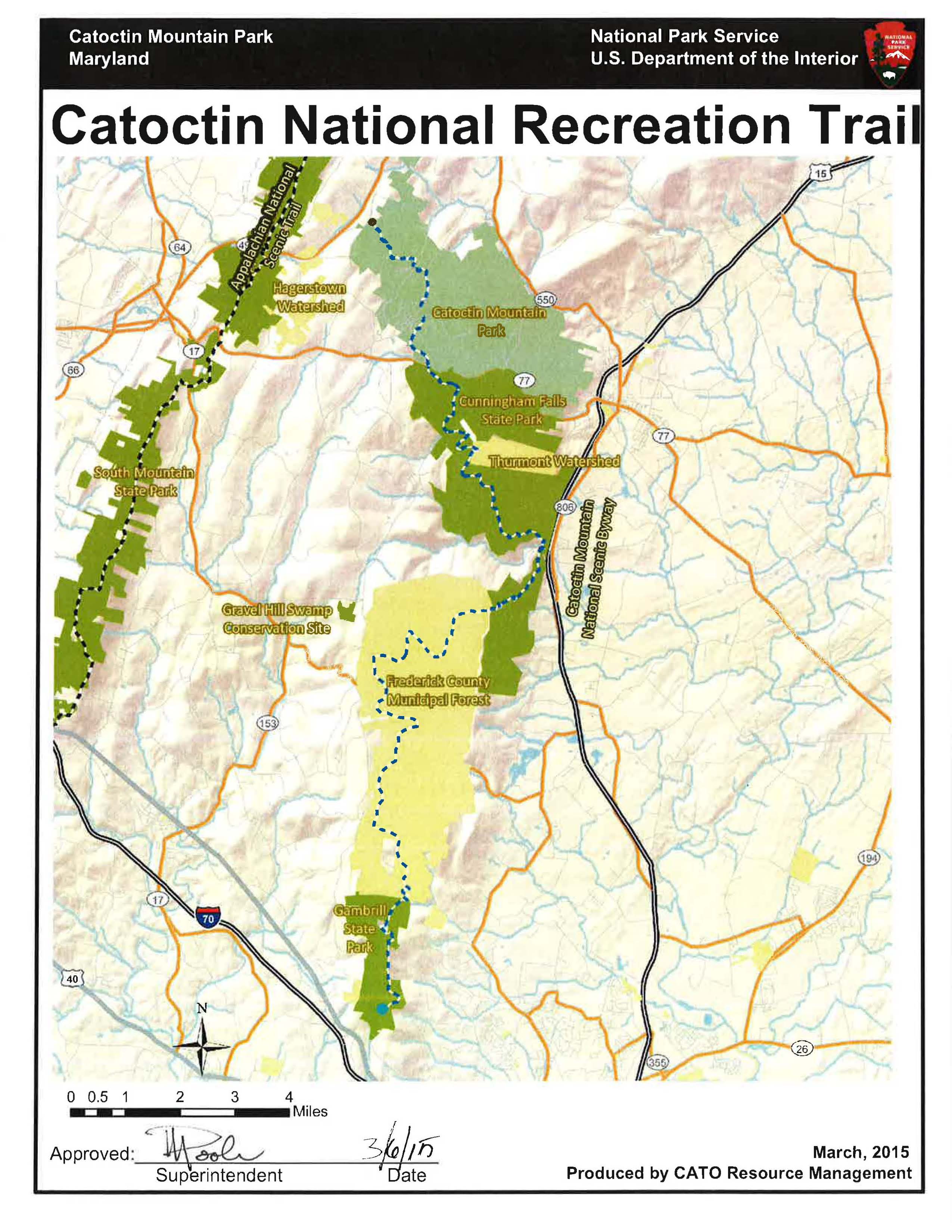 Cunningham Falls Trail Map Catoctin National Recreation Trail - Catoctin Mountain Park (U.s. National Park Service) Cunningham Falls Trail Map Catoctin National Recreation Trail - Catoctin Mountain Park (U.s. National Park Service)