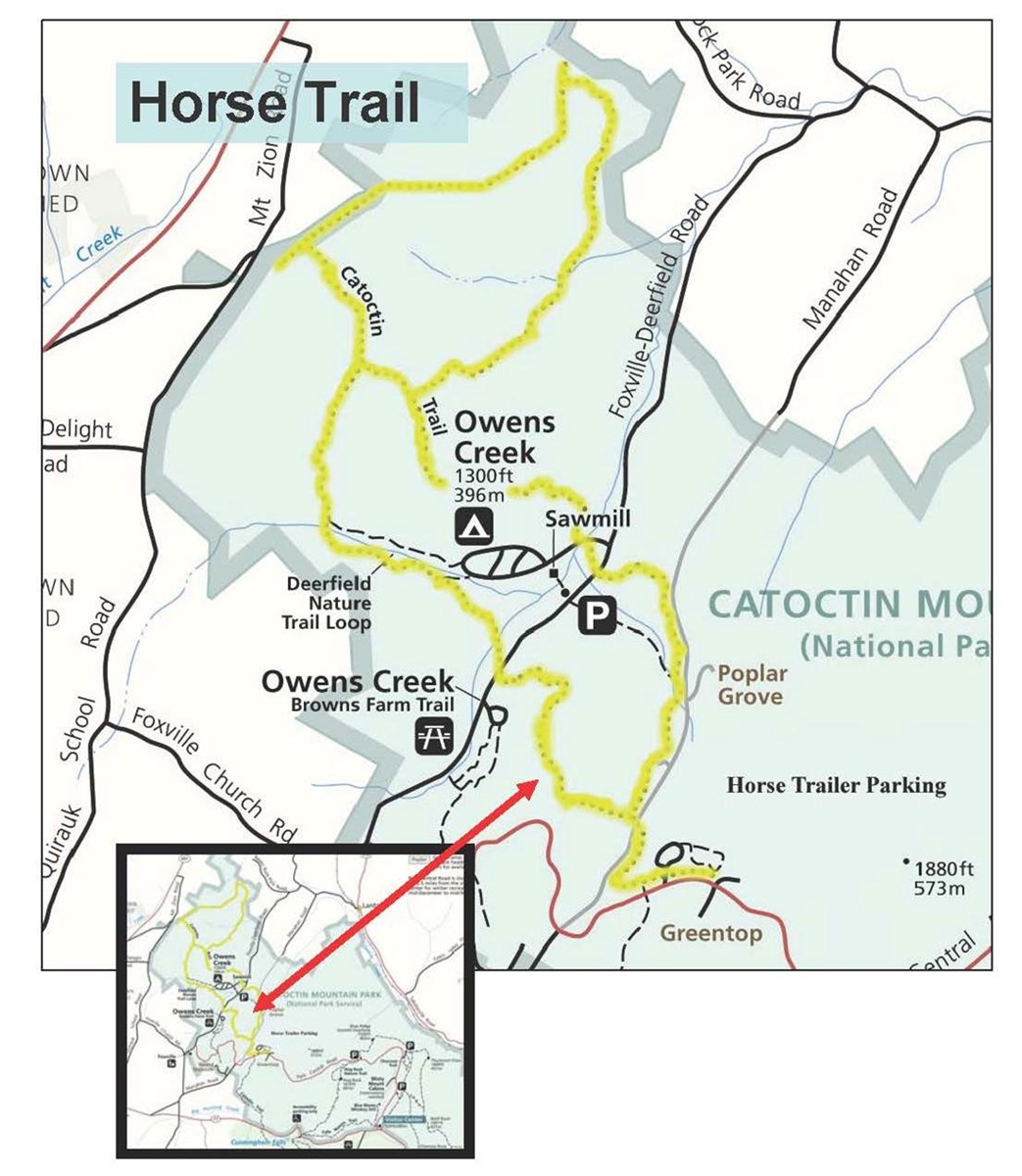 Image of Horse Trail Map Image of Horse Trail Map