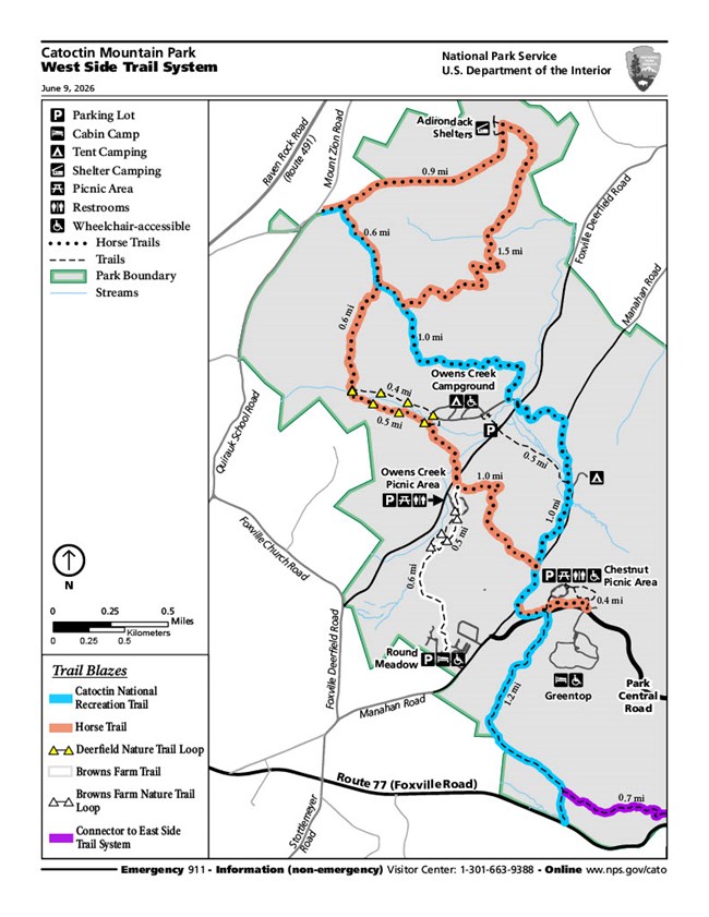 West Trail Maps - August 2026