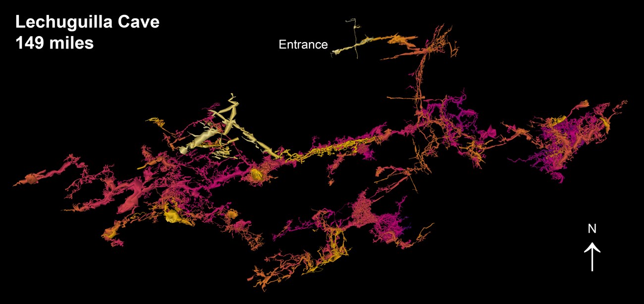 Lechuguilla Cave map