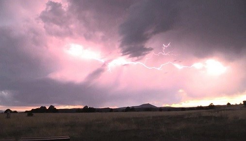 Lightning over Jose Butte