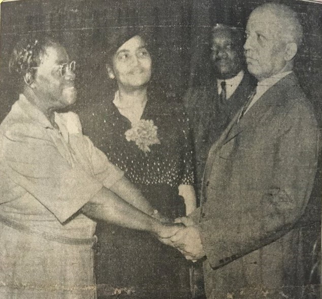 Mary McLeod Bethune and Dr. Woodson