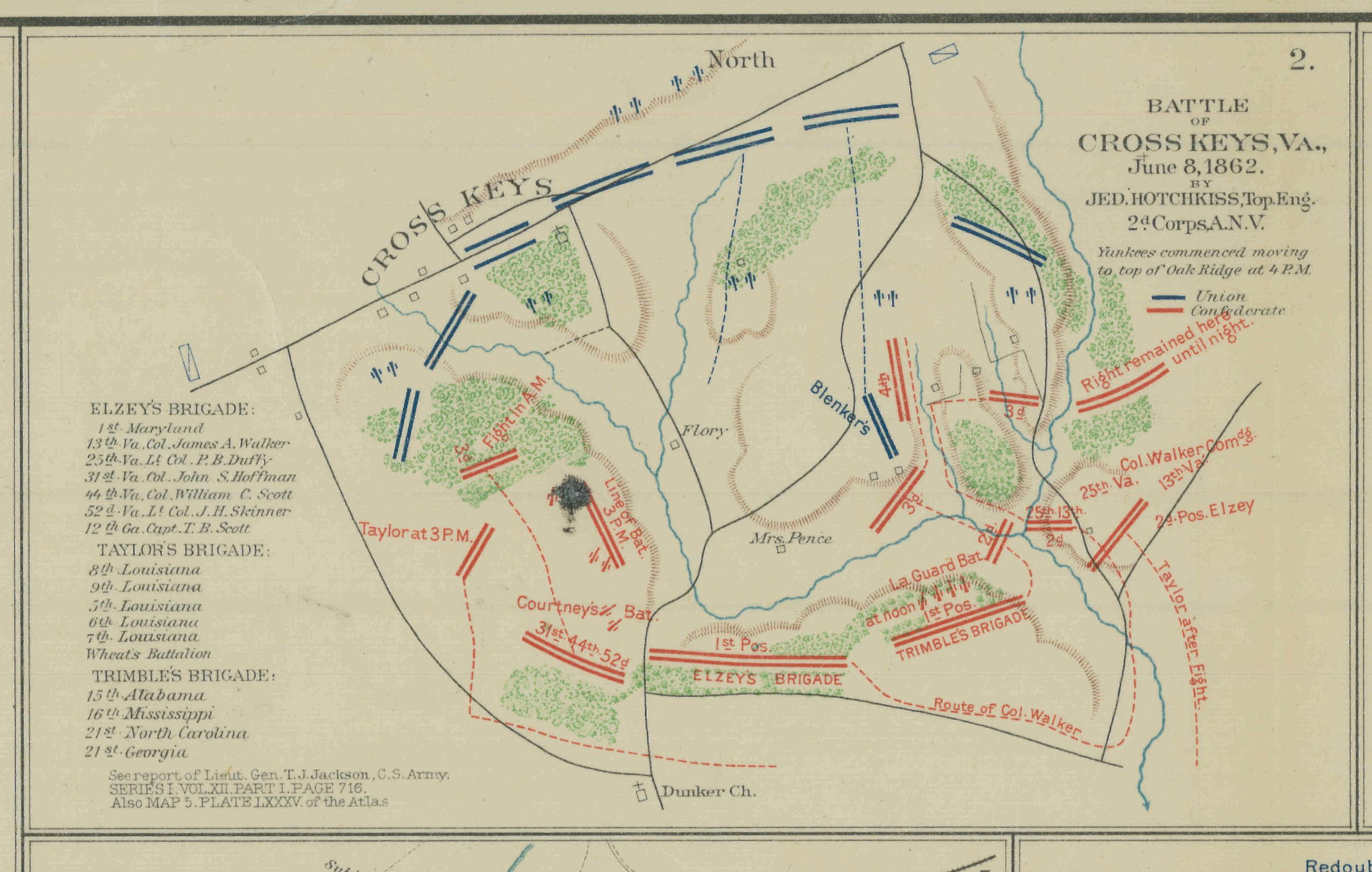 Battle of Cross Keys June 8, 1862 Cedar Creek & Belle Grove National