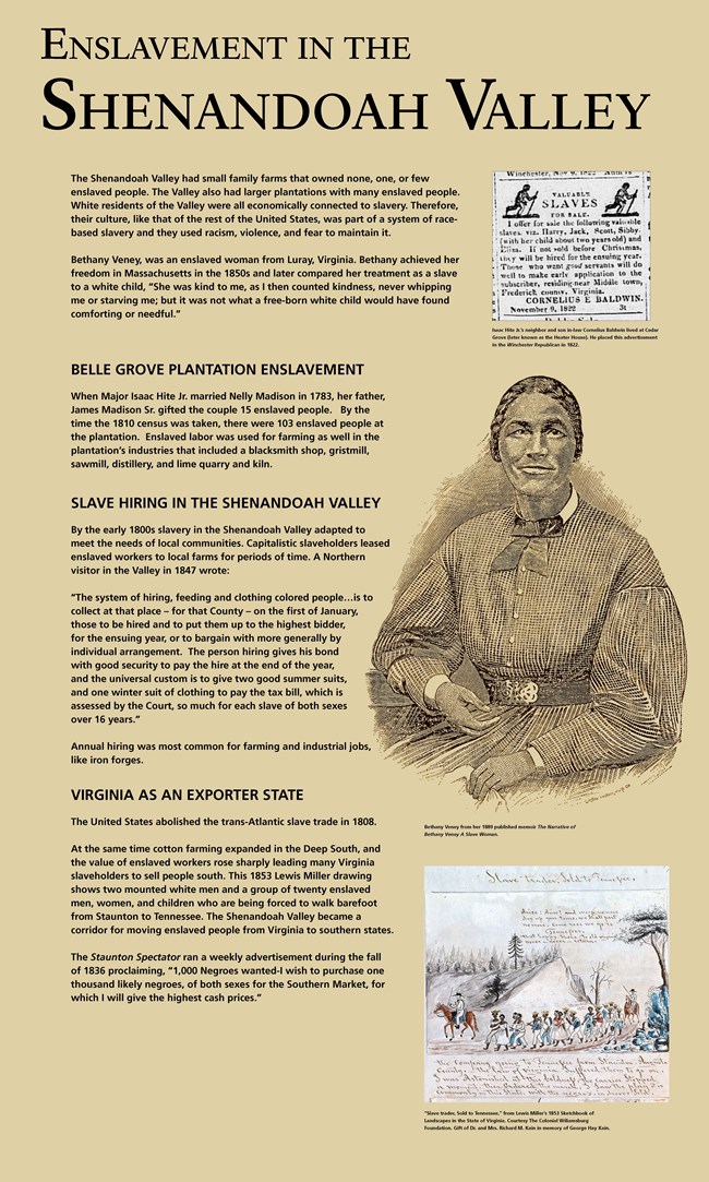 Enslavement in the Shenandoah Valley