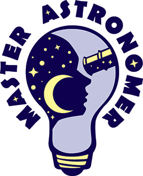 Logo of face silhouette looking thru lens, within the shape of a light bulb Logo of face silhouette looking thru lens, within the shape of a light bulb