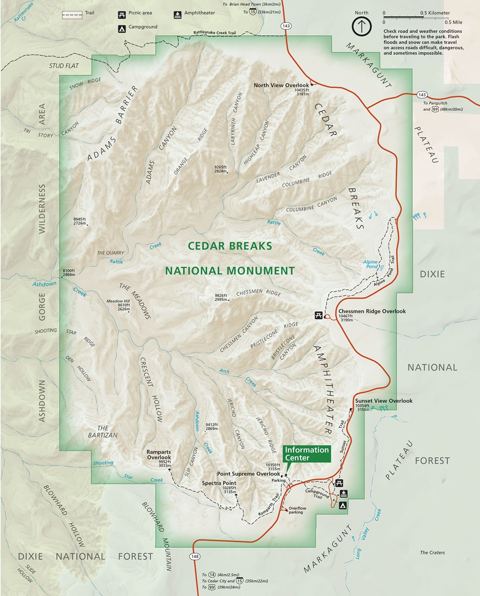 Map Of Western Us National Parks And Monuments