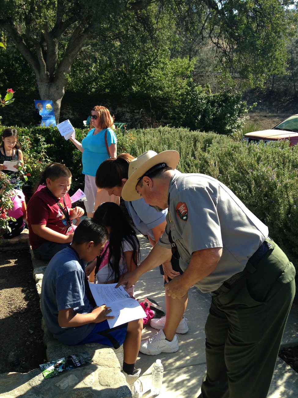Arvin-Student-with-Superintendent students with superintendent and staff