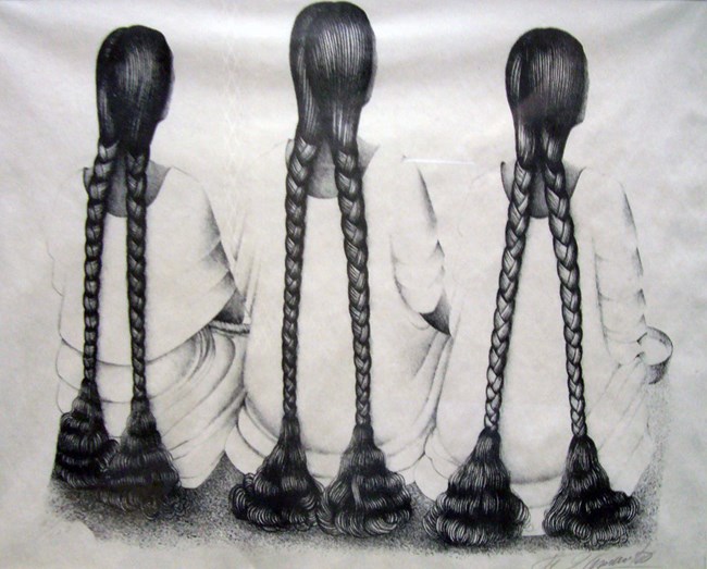 Dosamantes: Tres Muchachas Sentadas Dosamantes: Tres Muchachas Sentadas