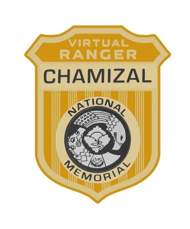 Badge illustration with text: Virtual Ranger, Chamizal National Memorial