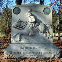 4th Ohio Calvary Monument. 4th Ohio Calvary Monument.