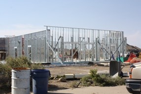 Visitor Center construction