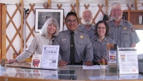 Rangers at front desk