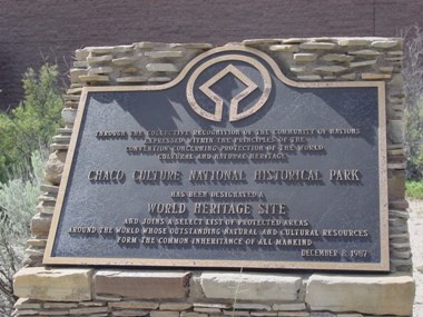 Photo of World Heritage Plaque