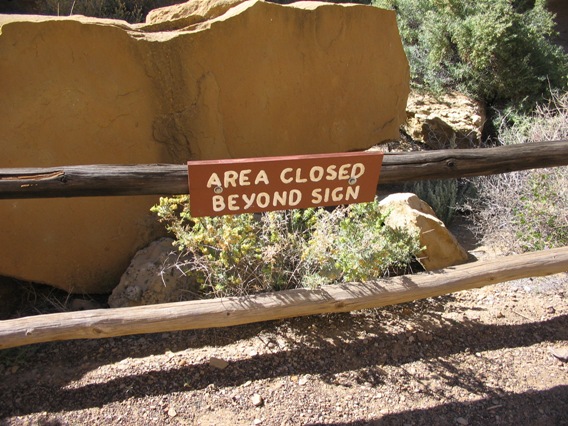 Closed Area