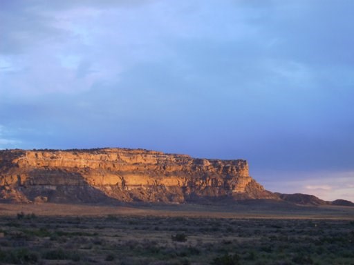 Chacra Mesa at Sunset