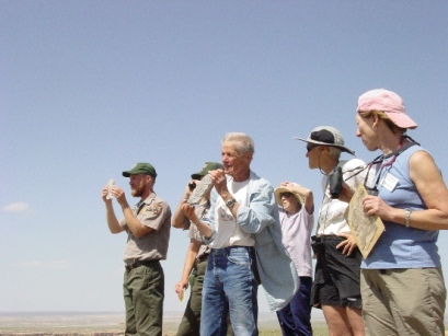 Photo of reflections experiment at Tsin Kletsin