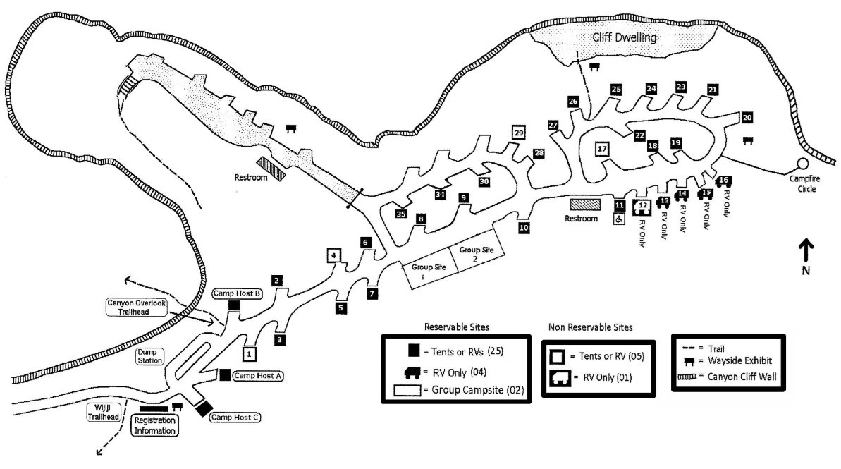Canyon Rv Park Map Camping - Chaco Culture National Historical Park (U.s. National Park  Service)