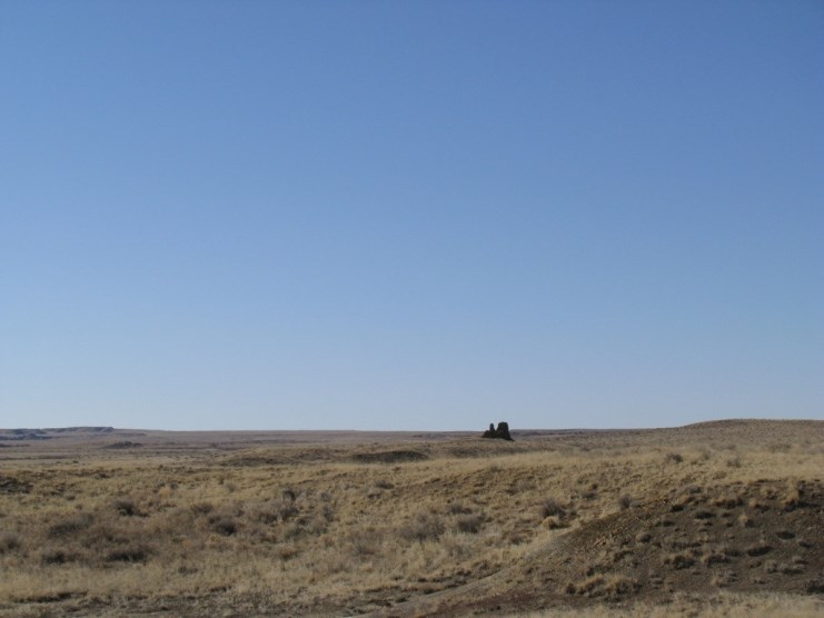 photo of Kin Klizhin in the distance